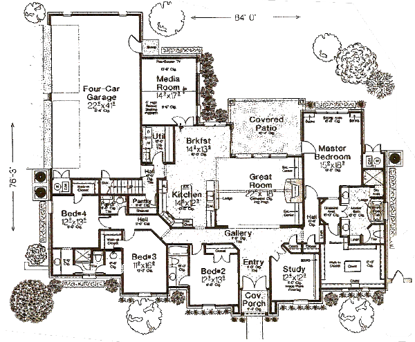 European Floor Plan - Main Floor Plan #310-983