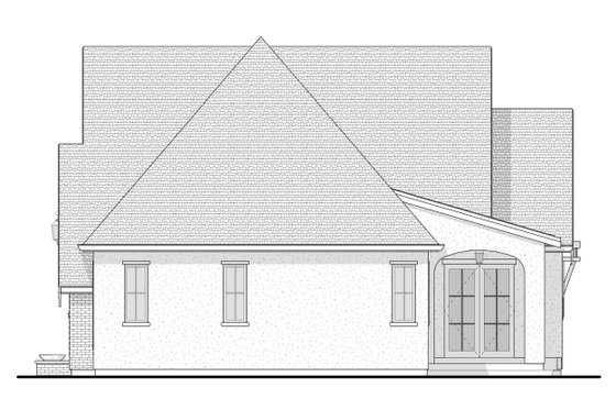 Exterior - Other Elevation 1 for European House Plan #1114-65 - 3 bed, 2.5 bath