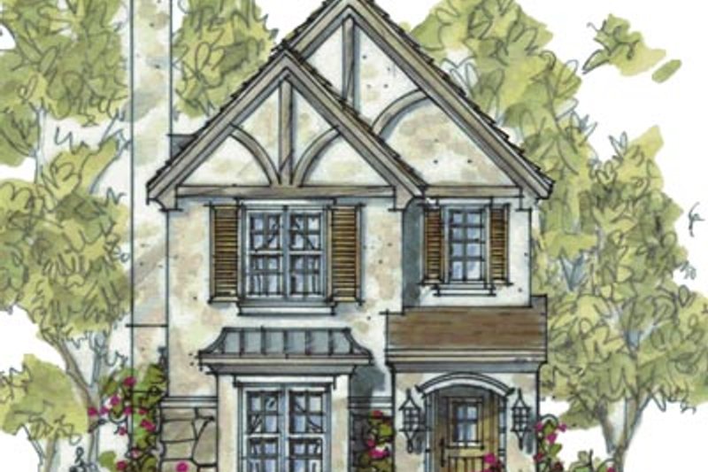 House Design - European Exterior - Front Elevation Plan #20-1754