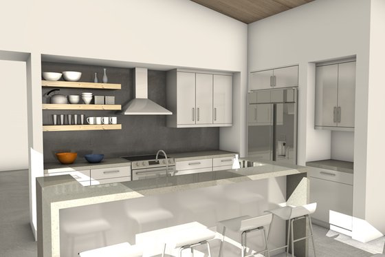 Interior - Other 1 for Modern House Plan #497-37 - 4 bed, 3 bath