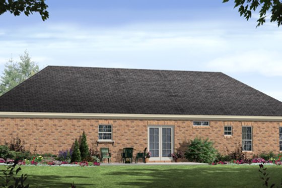 Exterior - Other Elevation for Ranch House Plan #21-235 - 3 bed, 2 bath