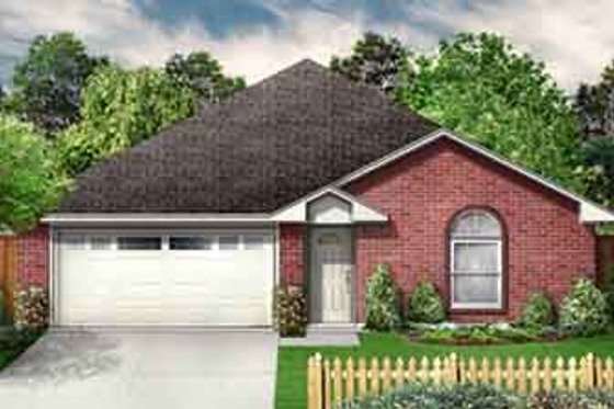 Exterior - Front Elevation for Traditional House Plan #84-159 - 3 bed, 2 bath