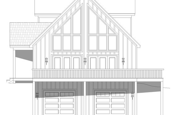 Exterior - Other Elevation for Traditional House Plan #932-434 - 3 bed, 2 bath