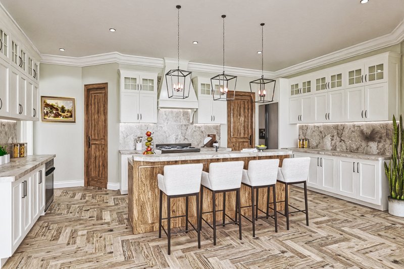 House Plan Design - Interior - Kitchen for Craftsman House Plan #54-721 - 5 bed, 4 bath