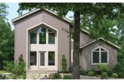 Contemporary Style House Plan - 3 Beds 2.5 Baths 1711 Sq/Ft Plan #57-150 