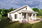 Cottage Style House Plan - 3 Beds 2 Baths 1563 Sq/Ft Plan #513-2198 