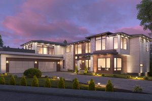 Dream House Plan - Contemporary Exterior - Front Elevation Plan #1066-135