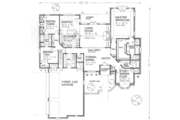 European Style House Plan - 4 Beds 4 Baths 2569 Sq/Ft Plan #310-375 