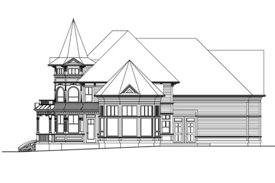 Exterior - Other Elevation 1 for Victorian House Plan #124-559 - 3 bed, 3 bath