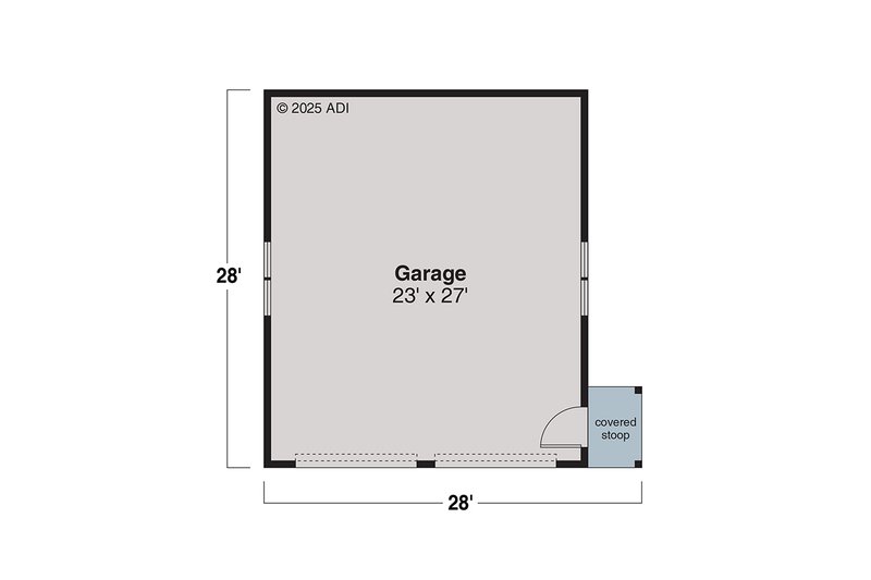 House Design - Floor Plan - Main Floor for Craftsman House Plan #124-634, 0 bath