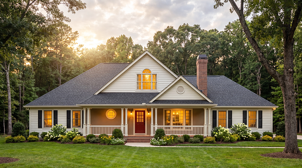Exterior - Front Elevation 2 for Southern House Plan #406-166 - 3 bed, 2 bath