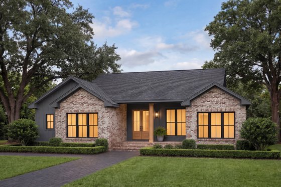 Exterior - Front Elevation 4 for Farmhouse House Plan #430-387 - 3 bed, 2.5 bath