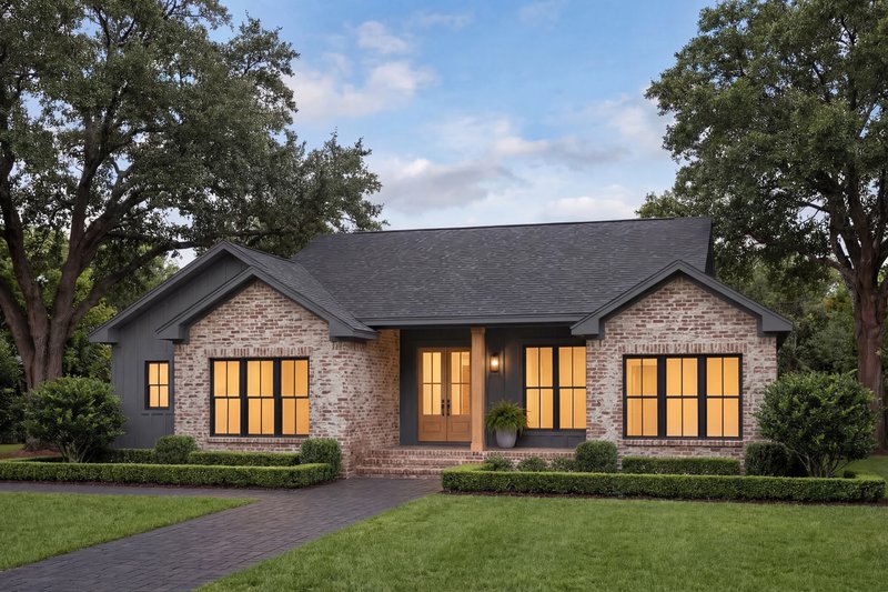 House Design - Exterior - Front Elevation 4 for Farmhouse House Plan #430-387 - 3 bed, 2.5 bath