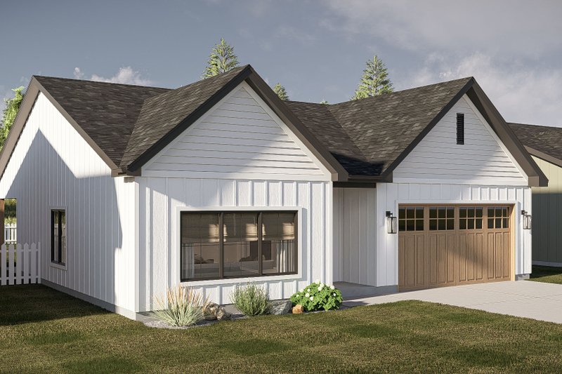 Architectural House Design - Exterior - Other Elevation 1 for Traditional House Plan #455-718 - 1 bed, 2.5 bath