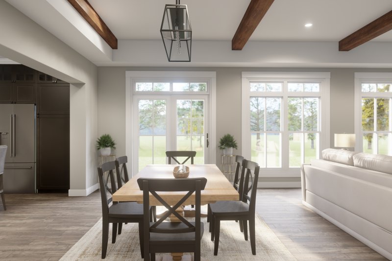 House Blueprint - Interior - Dining Room 1 for Craftsman House Plan #51-1244 - 3 bed, 2.5 bath