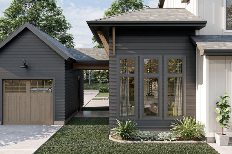 House Design - Exterior - Other Elevation 4 for Farmhouse House Plan #455-234 - 4 bed, 3.5 bath