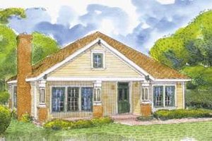 Country Exterior - Front Elevation Plan #410-134