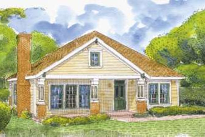 House Design - Country Exterior - Front Elevation Plan #410-134