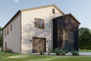 Barndominium Style House Plan - 1 Beds 2 Baths 1325 Sq/Ft Plan #1092-16 