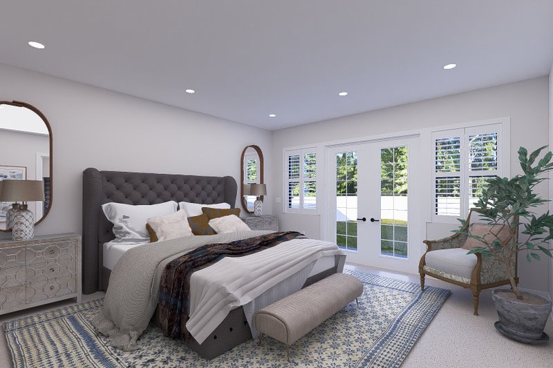 Dream House Plan - Interior - Master Bedroom 2 for European House Plan #1060-278 - 3 bed, 2.5 bath