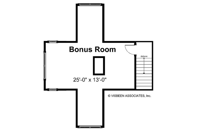 Dream House Plan - Floor Plan - Other Floor for Farmhouse House Plan #928-437 - 4 bed, 2.5 bath