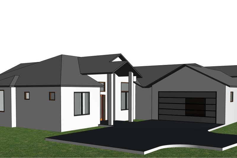 Architectural House Design - Exterior - Other Elevation 2 for Traditional House Plan #1066-107 - 3 bed, 3 bath