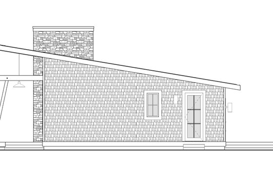 Exterior - Other Elevation 1 for Cabin House Plan #1114-6 - 3 bed, 2 bath