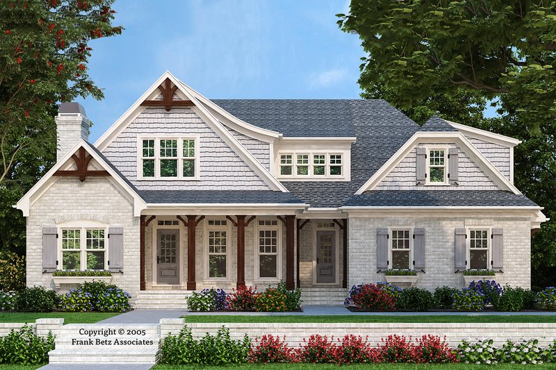 House Plan Design - Traditional Exterior - Front Elevation Plan #927-6