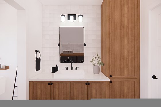 Interior - Bathroom 1 for Country House Plan #23-2463 - 3 bed, 2 bath