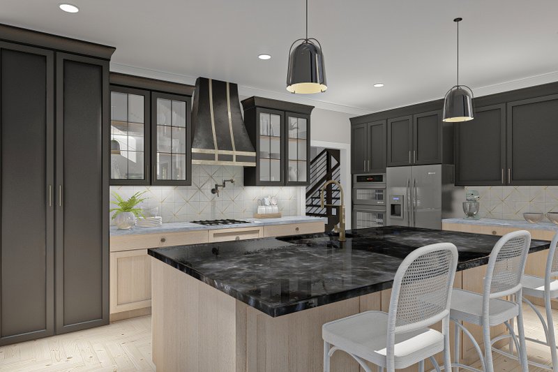 House Design - Interior - Kitchen for Farmhouse House Plan #455-263 - 4 bed, 3.5 bath
