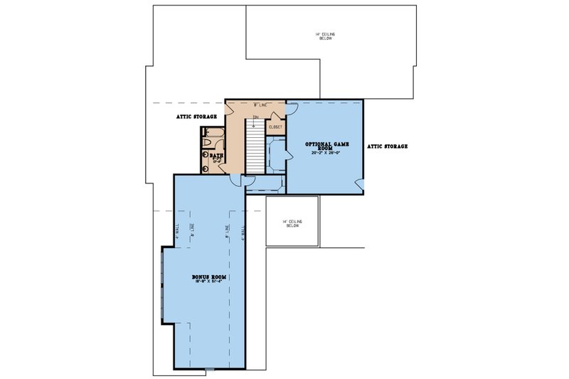 Dream House Plan - Floor Plan - Upper Floor for European House Plan #923-268 - 4 bed, 5.5 bath