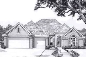 Traditional Exterior - Front Elevation Plan #310-914