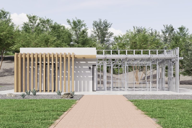 Architectural House Design - Exterior - Other Elevation 2 for Contemporary House Plan #1106-39 - 1 bed, 1 bath