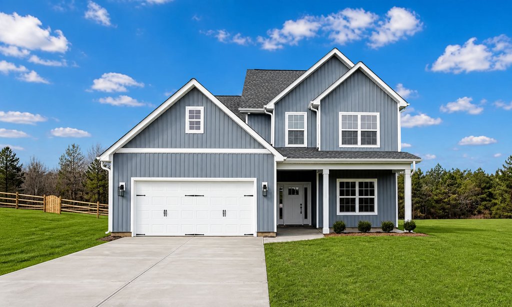 Exterior - Front Elevation 2 for Modern House Plan #20-2487 - 4 bed, 3.5 bath