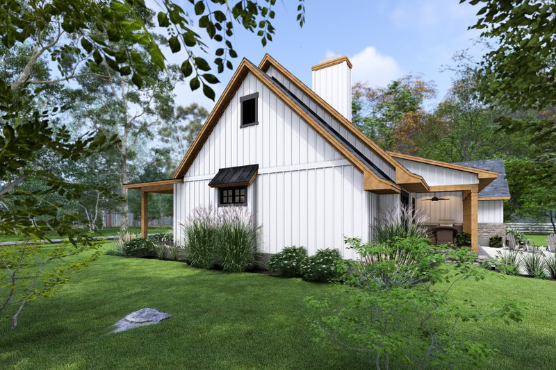 House Design - Exterior - Other Elevation 5 for Cottage House Plan #120-286 - 3 bed, 2.5 bath