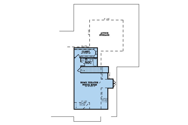 House Design - Floor Plan - Upper Floor for Craftsman House Plan #923-215 - 4 bed, 3.5 bath