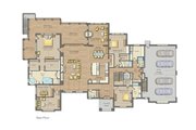 Craftsman Style House Plan - 4 Beds 7.5 Baths 5648 Sq/Ft Plan #1057-42 