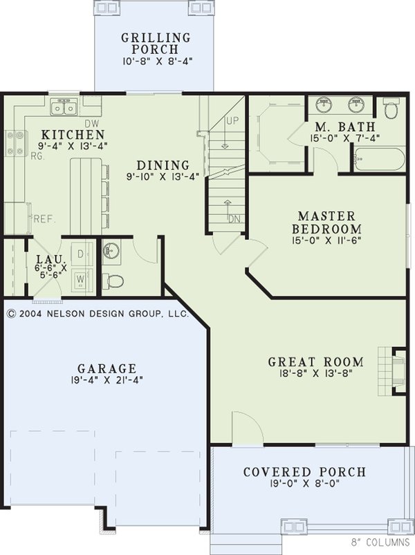 European Floor Plan - Main Floor Plan #17-2255