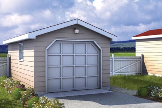 Exterior - Front Elevation for Traditional House Plan #312-737, 0 bath