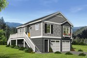 Country Style House Plan - 1 Beds 1 Baths 780 Sq/Ft Plan #932-139 