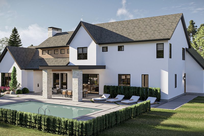 Architectural House Design - Exterior - Outdoor Living 1 for Cottage House Plan #455-675 - 4 bed, 3.5 bath