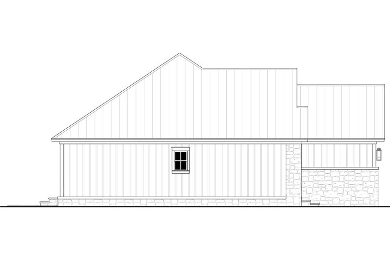 Architectural House Design - Exterior - Other Elevation for Ranch House Plan #430-297 - 3 bed, 2 bath