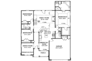 Traditional Style House Plan - 3 Beds 2 Baths 1812 Sq/Ft Plan #20-1534 