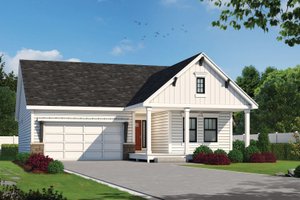 Craftsman Exterior - Front Elevation Plan #20-2603