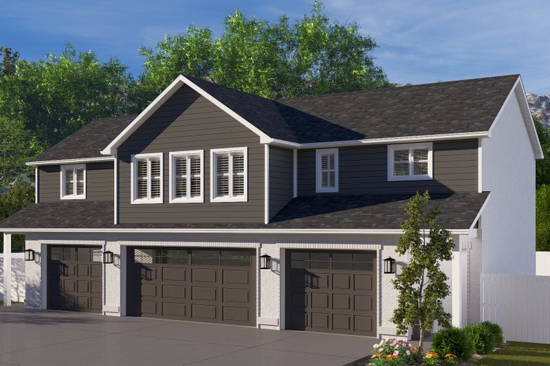 Architectural House Design - Exterior - Front Elevation 3 for Farmhouse House Plan #1060-308 - 2 bed, 2 bath