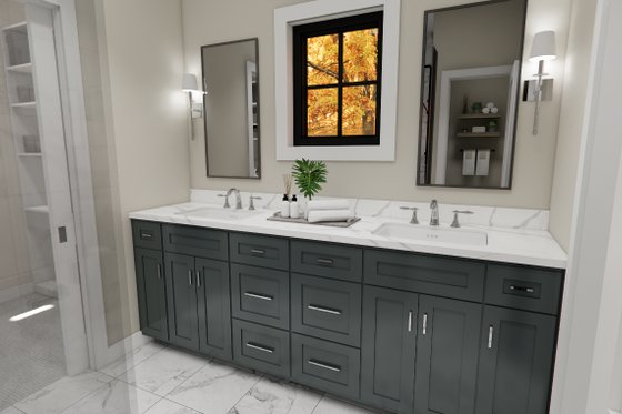 Interior - Master Bathroom for Bungalow House Plan #51-1384 - 4 bed, 3.5 bath