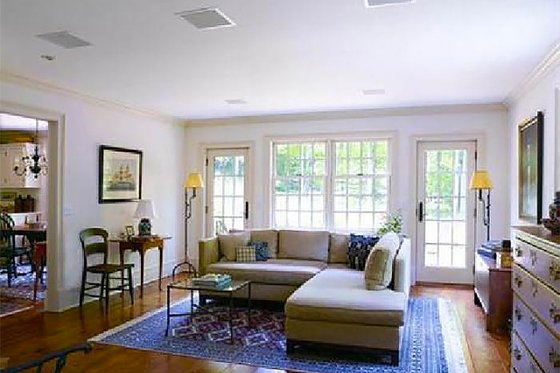 Interior - Family Room 1 for Colonial House Plan #137-207 - 3 bed, 2 bath