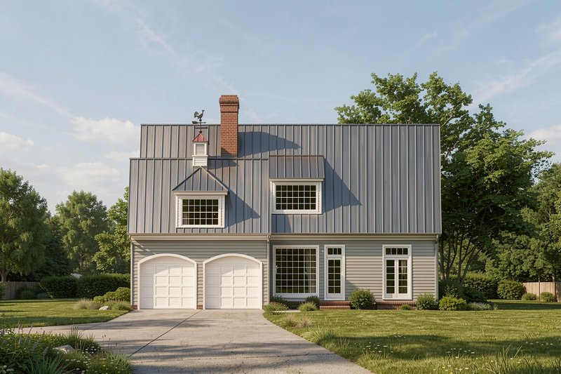 House Blueprint - Photo 3 for Country House Plan #137-191 - 3 bed, 3 bath