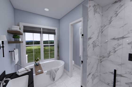 Interior - Master Bathroom for Farmhouse House Plan #51-1247 - 4 bed, 5 bath