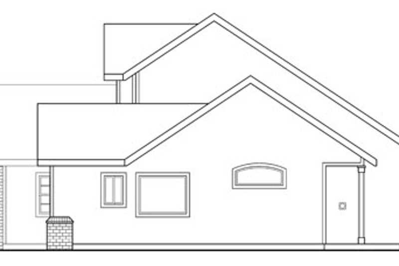 House Plan Design - Exterior - Other Elevation 1 for Traditional House Plan #124-347 - 3 bed, 2.5 bath